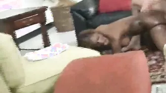 Jacky Brown Getting Some White Cock!