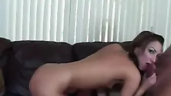 Chloe Morgan Ass And Legs Gets Her A Load Of Cum In Her Mouth!