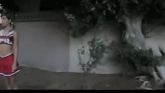 Jerri Lee Getting Slammed In Her Cheerleader Outfit!