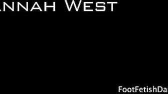 Hannah West Gets More Then Her Sexy Feet Fucked!