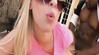 Giselle Monet Gets Her A Big Black Cock!