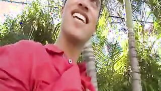 Stephani Moretti Giving A Miami Style Hand Job!