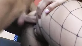 Black Diamond Takes A Fucking In Her Fishnet Pantyhose!