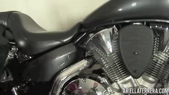 Ariella Ferrera Having Sex With A Biker!