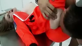 Faye Reagan Gets Fucked With Her Jump Suit Still On!