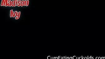 Madison Ivy Forces Her Cuckold To Suck A Cock!
