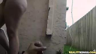 Oxuanna Envy Rides His Cock While Outdoors!