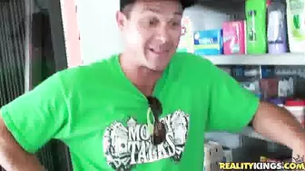 Ariana Fox Gives Up Her Sexy Mouth And Pussy For The Money!