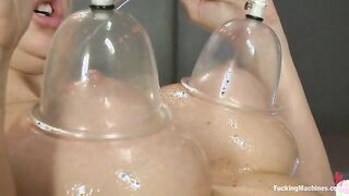 Kendall Karson And Courtney Taylor Fuck Some Machines And Each Other!