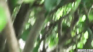 Alexis Grace Has Outdoors In A Park!