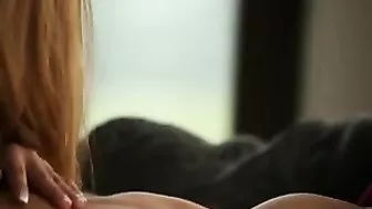 Mae Olsen Takes Her Time Sucking His Cock In And Out Of Her Mouth!