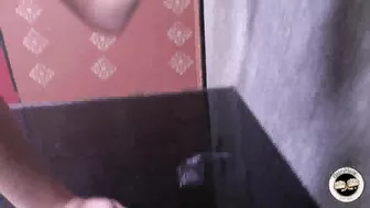 Bliss Dulce Finds A Glory Hole While Working On The Stripper Pole!