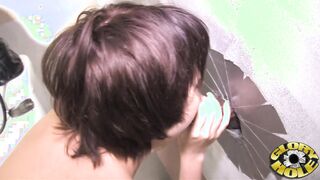 Zoe Voss Sucking And Fucking A Big Black Cock At A Glory Hole!