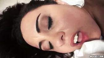 Roxanne Rae Keeps Her Legs Spread For A Bare Back Ass Fucking!