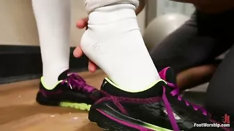 If You Are Into Feet And Lesbians Then This Ana Foxxx Video Is For You!