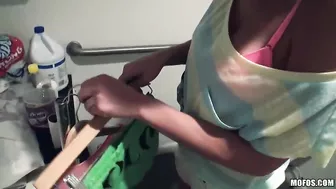 Chase Ryder Drops Down In The Bathroom And Sucks On His Cock!