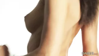 Michaela Isizzu Slides Her Panties Off And Lets Her Hands Wander Down!