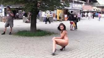 Michaela Isizzu Public Nudity Video!