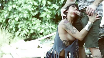 Penelope Stone Takes A Cream Pie From Ryan Madison!