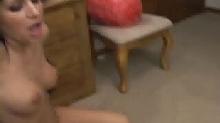 Sativa Rose Sucks His Cock Until He Cums On Her Sexy Face!