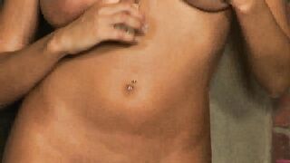 Sensual Jane Shows Off Her Curves In Just Her Sheer Black Stockings!