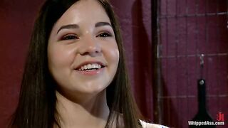 Nadine Sage Spanked And Tied Up By A Blond MILF!