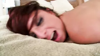 Ashley Graham Has A Co-Ed Cock Working Her Wet Pussy Hole!