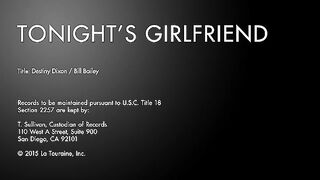 Tonight Let Destiny Dixon Be Your Girlfriend!