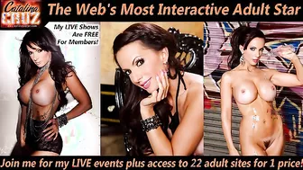 Catalina Cruz And Eva Angelina With A Double Dildo!