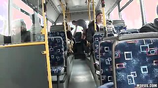 Lindsey Olsen Has Anal Sex On A Public Bus!