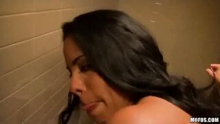 Luna Star Gets Her Suck And Fuck On In A Public Bathroom!