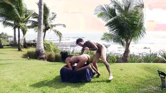 Janice Griffith Hard Fuck Video Over Looking The Beach!