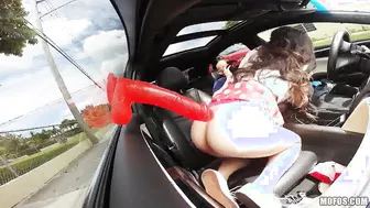 Alexis Rodriguez Dildo And Road Head Video!