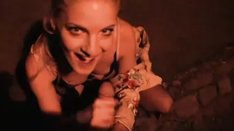 Cayenne Klein Starts To Suck His Cock Outdoors!