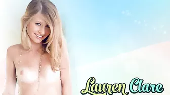 Lauren Clare Pulls Off Her Mini Skirt And Plays With Her Pussy!