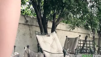 Emma Hix Outside Sucking And Fucking!