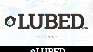 Nina North And Abigal Mac Lubed Up Threesome Video!