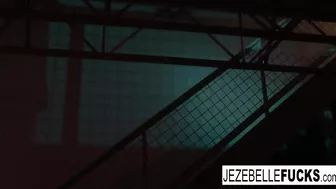 Jezebelle Bond Finger Banging Her Pussy On The Stairs!