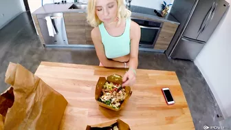 Kenzie Reeves Faded Booty Shorts Always Gets Her Laid!