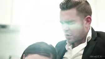 Zoe Doll Takes On His Cock In The Kitchen!