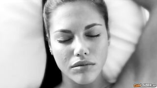 Apolonia Lapiedra Ends Up With Two Big Loads On Her Face!