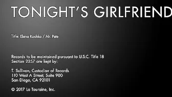 Elena Koshka Tonights Girlfriend Sex Video!