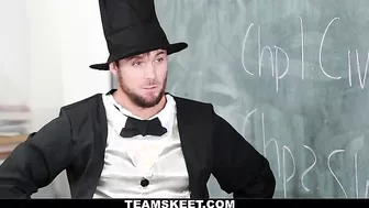 Adria Rae Takes A Load Of Cum On Her Ass From Abe Lincoln!