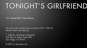 Aubrey Black Tonight's Girlfriend Sex Video!