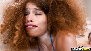 Cecilia Lion Riding On A Cock While On  The Stairs!