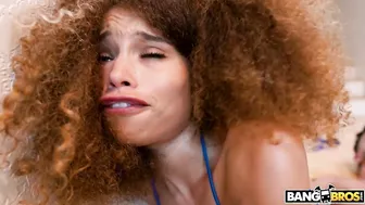 Cecilia Lion Riding On A Cock While On  The Stairs!