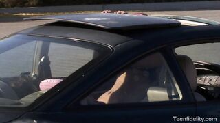 Jesse Jordan Gets Fucked In A Car!