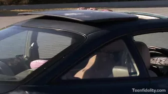 Jesse Jordan Gets Fucked In A Car!