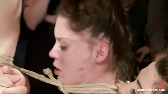 Jesse Jordan Is The Center Of Attention At The Fetish Club!