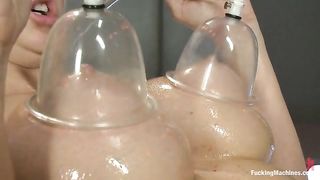 Kendall Karson And Courtney Taylor Fuck Some Machines And Each Other!